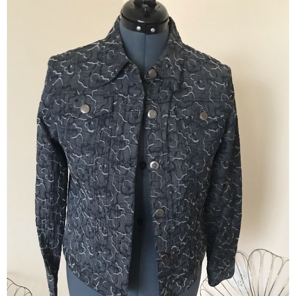 Ruby Rd. Black and Gray Jacket Size 12
